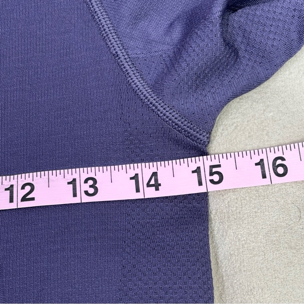 🍋Lululemon Swiftly Tech Long Sleeve Tee Size 6 Purple Viola Shirt Crew Neck EUC! - Picture 13 of 16